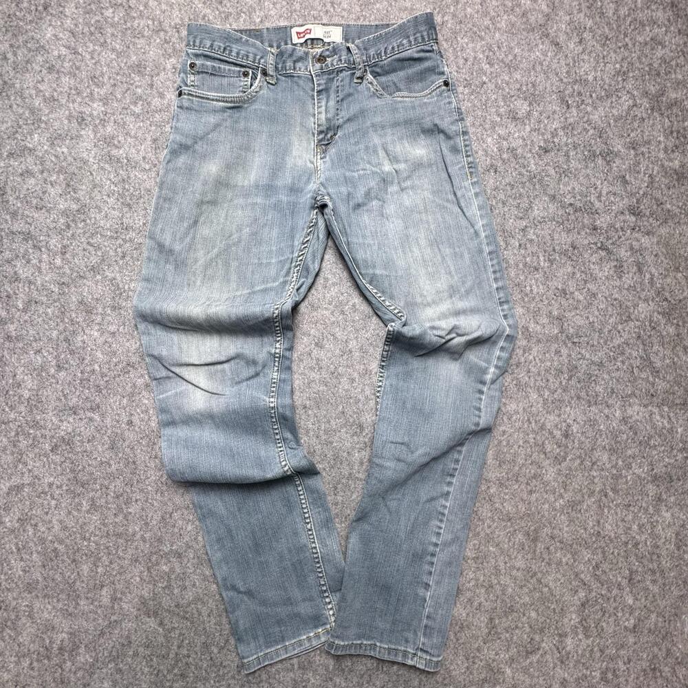 Levi's 511 Jeans Boys 18 29x29 Blue Slim Straight Denim Pants Stretch Casual